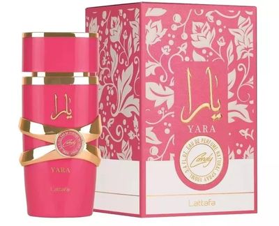 LuminaLuxe Yara Candy Signature Eau de Parfum for Women, 3.4 oz (100 ml)