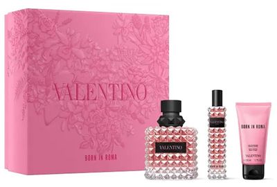 Valentino Donna Born in Roma Gift Set (Eau de Parfum 3.4 0.5 Fl Oz Sprays, Body Lotion 1.7 Fl Oz)