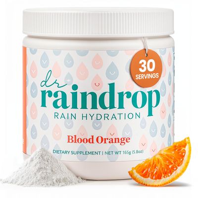 Electrolytes Powder, Blood Orange Flavor- No Added Sugar Hydration Drink Mix- GMO Free with Potassium Citrate- Sports hydration