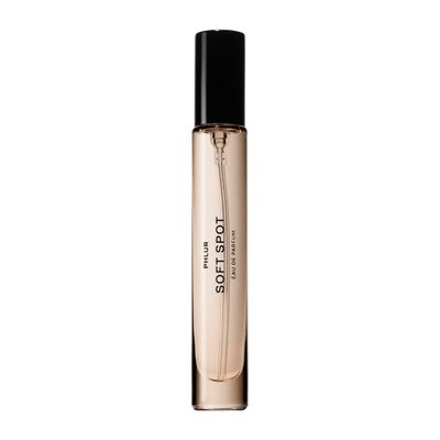 PHLUR Soft Spot Eau de Parfum - Travel Size Perfume for Women Men Fragrance - Floral Amber Musk Perfume with Bergamot, Mandarin, Jasmine, Sandalwood Vanilla (9.5mL)