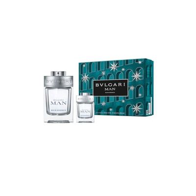 Bvlgari Man Rain Essence for Men - 2 Pc Gift Set 3.3oz EDP Spray, 0.5oz EDP Spray