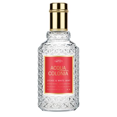 Muelhens 4711 Acqua Colonia Lychee and White Mint for Unisex - 1.7 oz EDC Spray