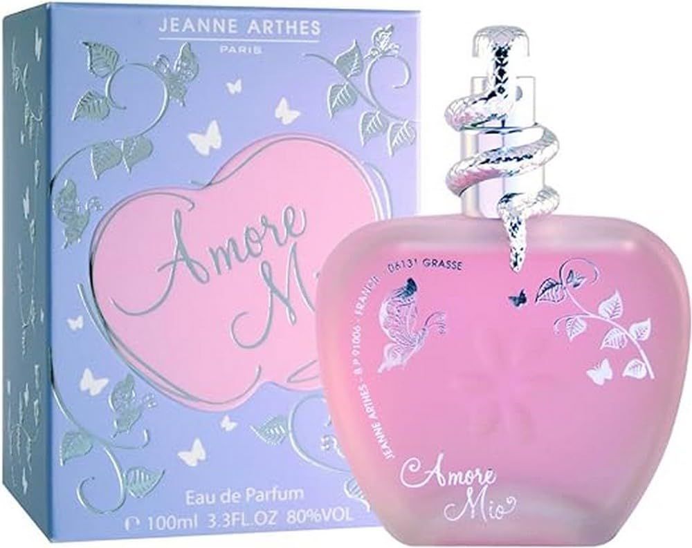 Jeanne Arthes - Amore Mio Eau De Parfum - Spray Perfume for Women - Fresh Floral Scent - Notes of Amalfi Lemon, Litchi and Black Currant - Made in France - 3.3 fl.oz