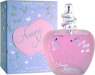 Jeanne Arthes - Amore Mio Eau De Parfum - Spray Perfume for Women - Fresh Floral Scent - Notes of Amalfi Lemon, Litchi and Black Currant - Made in France - 3.3 fl.oz