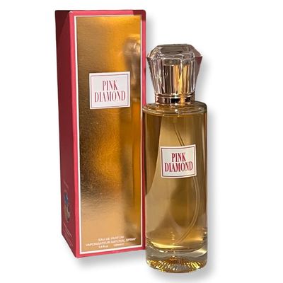 United Scents Pink Diamond Eau de Parfum for Women 3.4 Fl Oz Top Notes Orange, Aldehyde and Lily