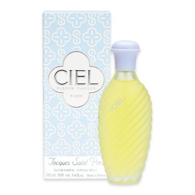 Jacques Saint Pres CIEL - Eau De Parfum for Women- Soft, Powdery Scent - Notes of Vanilla, White Rose, Different Flowers- Feminine, Exquisite Delicate- 3.4 Fl Oz