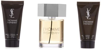 Yves Saint Laurent L&#39;Homme Men Gift Set (Eau De Toilette Spray, After Shave Balm and All Over Shower Gel)