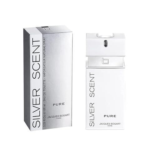 Jacques Bogart Silver Scent Cologne, Pure, 3.3 Ounce