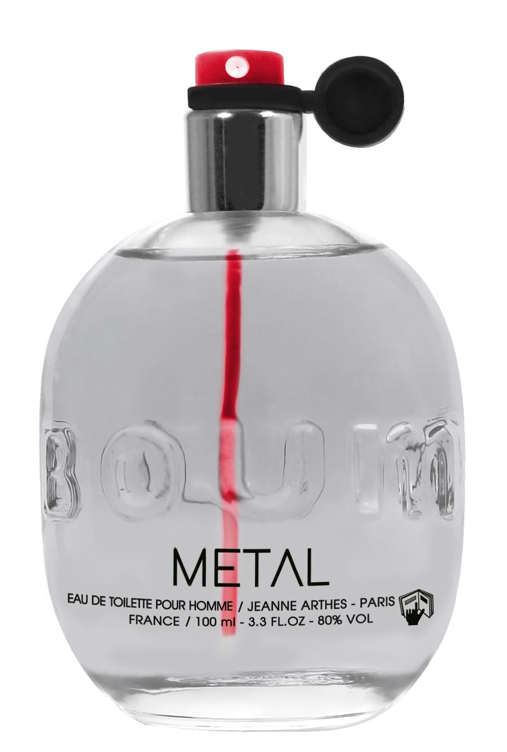 Jeanne Arthes - Boum Metal Eau De Toilette - Spray Perfume for Men - Woody Scent - Notes of Pink Pepper, Violet - Made in France - 3.38 fl.oz