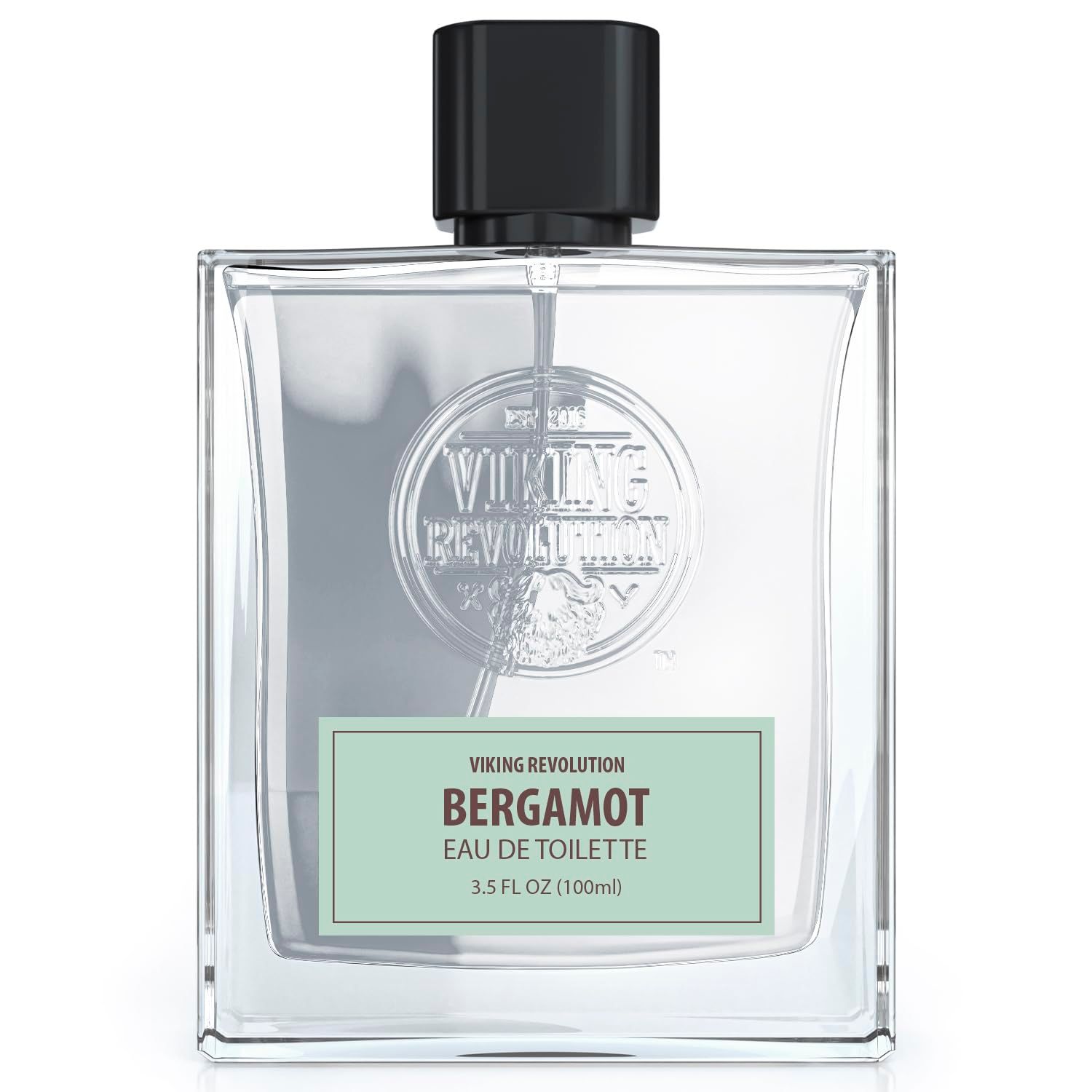 Viking Revolution Bergamot Cologne for Men - Vibrant Mens Cologne Spray Eau de Toilette - Citrus Perfume for Men with Notes of Pink Pepper, Laudan, Jasmine and Patchouli - Gifts for Men 3.5 Fl Oz