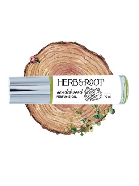 Herb Root Sandalwood Perfume Oil Rollerball (Roll On) Single Note Fragrance