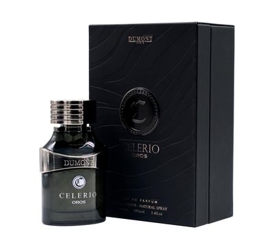 DUMONT Celerio Oros Eau De Perfume Men - Fragrance Of Lemon Fresh Fruits - Celerio Perfum Unisex Suitable for Men Women - Long Lasting Cologne Mist Body Spray, 3.4oz (Black, 80 vol)