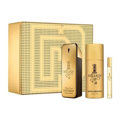 Men&#39;s Perfume Set 1 Million Paco Rabanne (3 pcs)