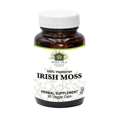 Hale Ola Irish Sea Moss - Supports Gut Health, Boosts Immunity, Detoxifies, Promotes Healthy Skin, Hair Nails Health - Nutrient-Rich Superfood Supplement