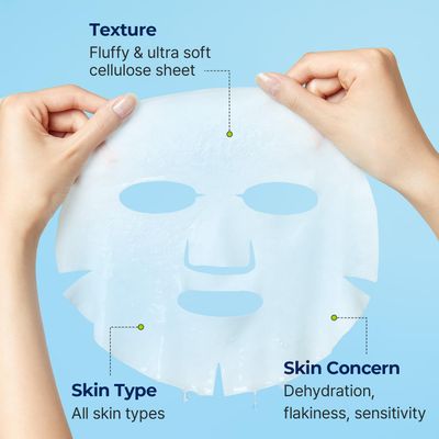 Torriden DIVE IN Hyaluronic Acid Facial Mask (10 sheets) Extra Moisturizing Care Hyaluronic Acid, Panthenol, Allantoin Korean Face Mask