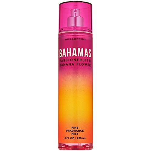 Bath Body Works BAHAMAS - PASSIONFRUIT BANANA FLOWER Fine Fragrance Mist 8 Fluid Ounce (packaging varies)