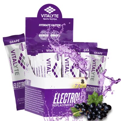 Vitalyte Electrolytes Packets Isotonic Sports Drink Electrolytes Powder Packets Sports Nutrition Electrolyte Replacement Drinks Dehydration Relief Packets