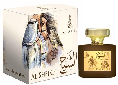 Maison d'Orient AL SHEIKH (KHALIS) 100 ML EDP - Unisex Eau de Parfum, Warm Spicy Fragrance with Saffron, Leather, and Woody Notes