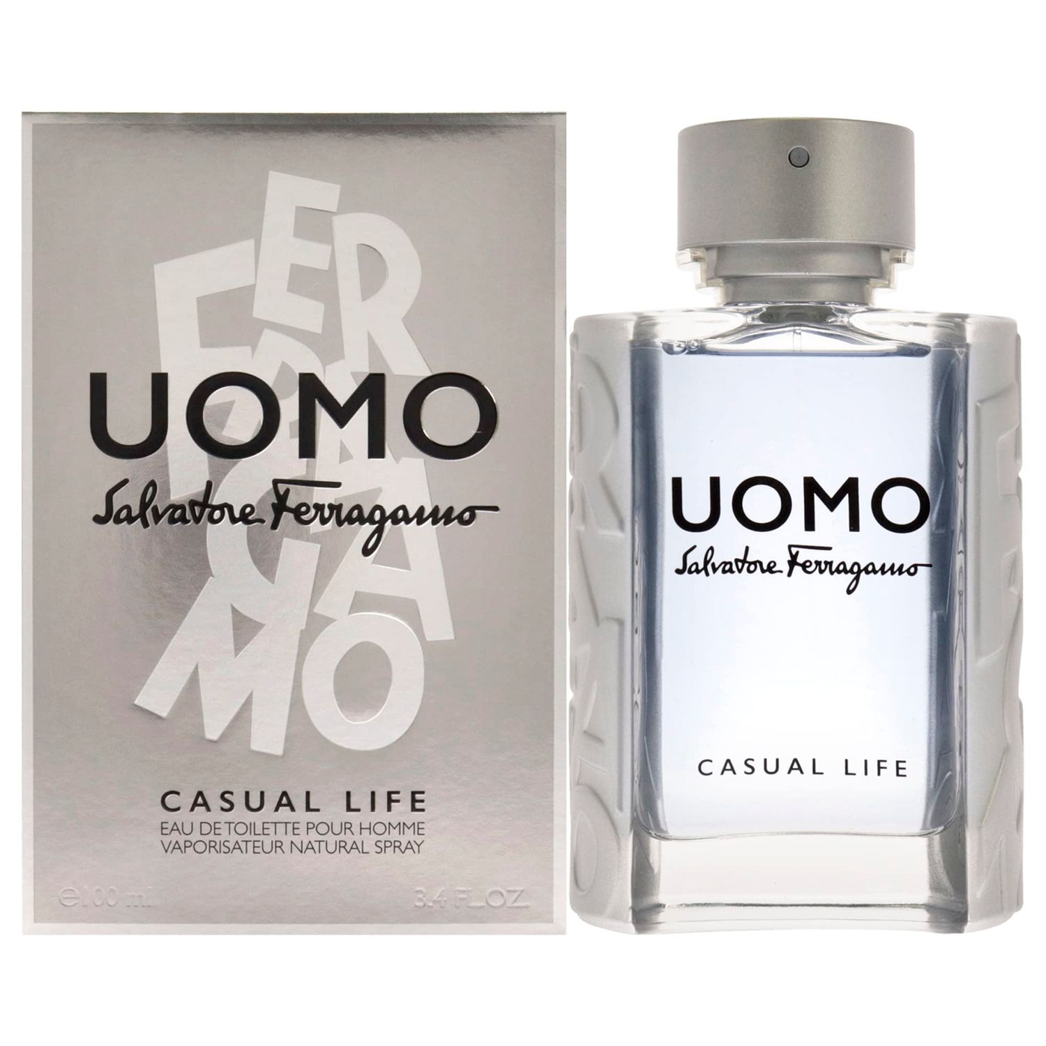 Salvatore Ferragamo Uomo Casual Life Eau De Toilette Spray 100ml3.4oz