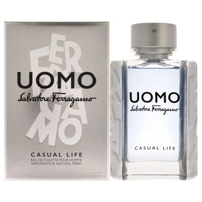 Salvatore Ferragamo Uomo Casual Life Eau De Toilette Spray 100ml3.4oz