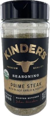 Kinder&#39;s Prime Steak with Black Garlic Truffle Seasoning (10.5 Ounce)