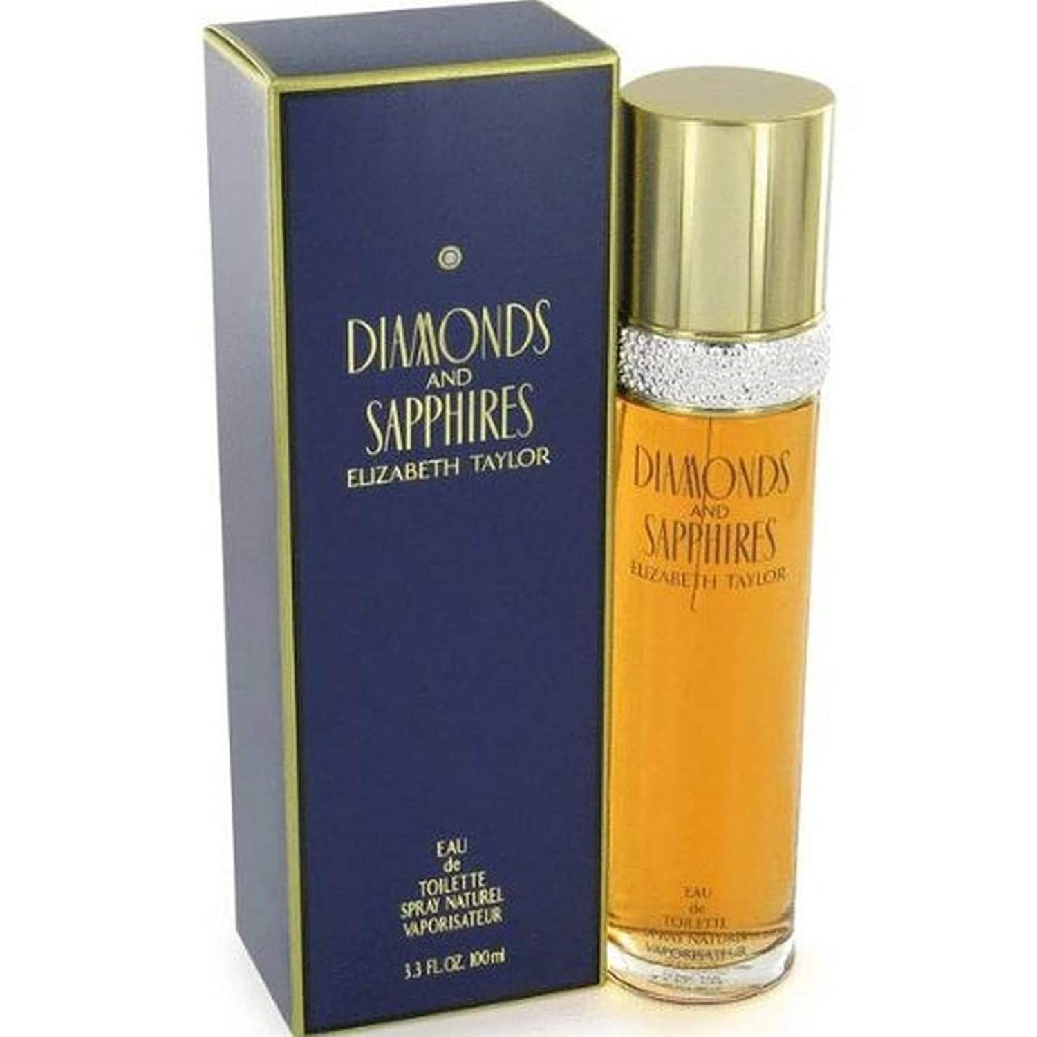 DIAMONDS and SAPHIRES by Elizabeth Taylor Eau De Toilette Spray 3.4 oz Women