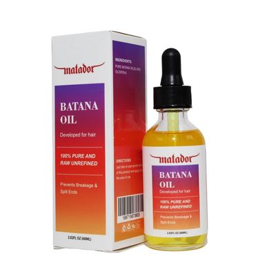 Matador Oil for Hair Growth with Scalp Massager - 100 Pure Natural Batana Oil from Honduras, Eliminate Hair Split Ends,Enhances Hair Skin Radiance Nourishment, All Hair Types 2.02 fl oz