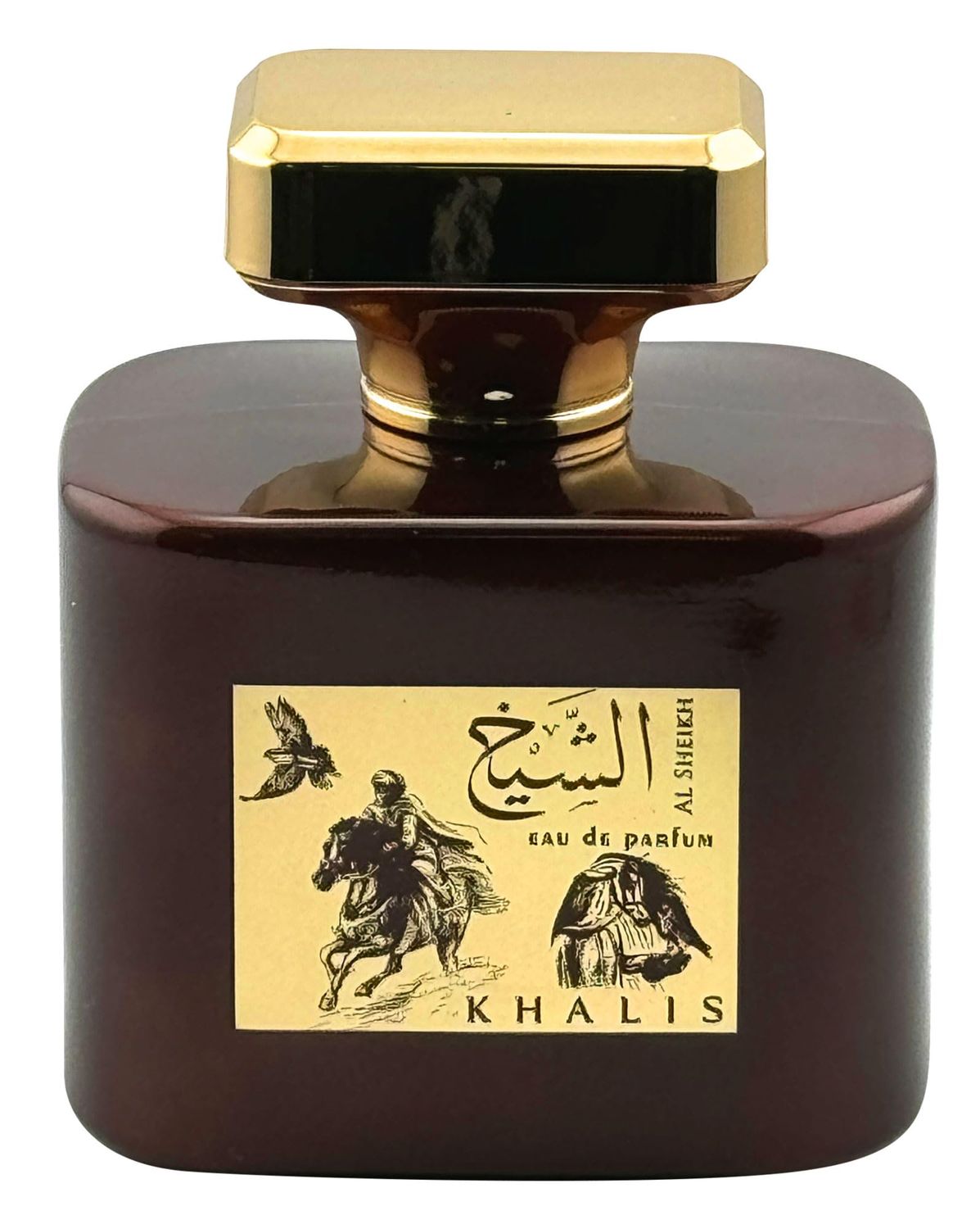 Maison d&#39;Orient AL SHEIKH (KHALIS) 100 ML EDP - Unisex Eau de Parfum, Warm Spicy Fragrance with Saffron, Leather, and Woody Notes