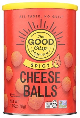THE GOOD CRISP COMPANY Spicy Cheese Balls, 2.75 OZ