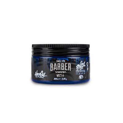 BARBER MARMARA No.34 Hair Styling Gel 250 ml - Men&#39;s Hair Gel - Strong Hold - No Gluing and No Residue - Alcohol Free - Fresh Fragrance - Hair Gel - Wet Hair Look - Gummy Effect