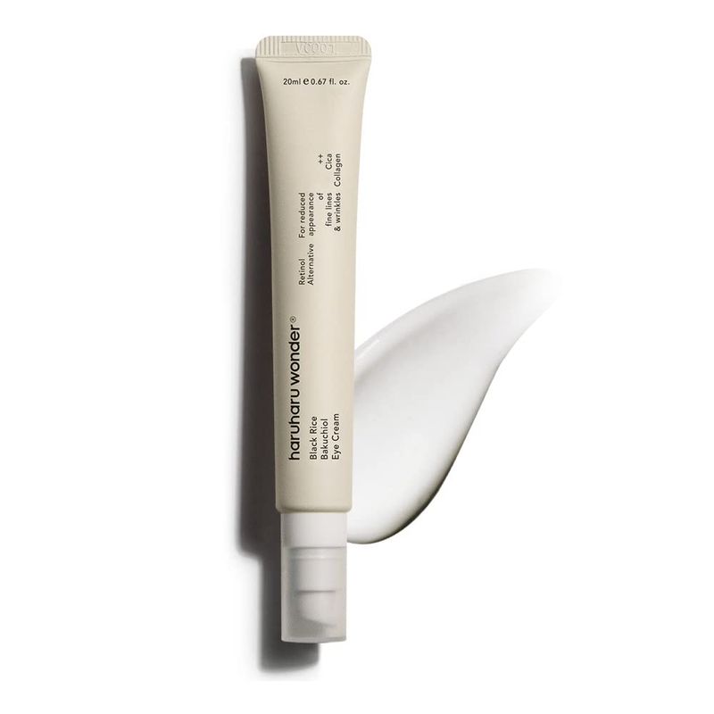Haruharu Wonder Black Rice Bakuchiol Eye Cream 0.67 fl.oz 20ml Anti-Aging, Wrinkle Care, Natural Retinol Alternative Cruelty Free, EWG-Green