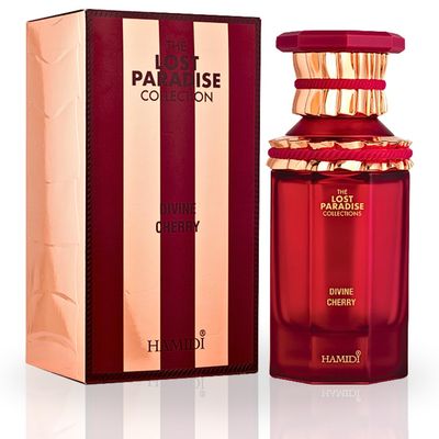 Hamidi DIVINE CHERRY Eau De Parfum Spray 100ML (3.4 OZ) Long Lasting Perfume for Women Men, Indulge In The Sweetness Of This Enchanting Fragrance, Unisex Perfume