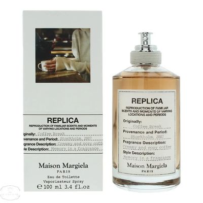Maison Margiela Replica Coffee Break Fragrance 100ml. Limited Edition,3.4 Fl Oz (Pack of 1),MMMNCZ027