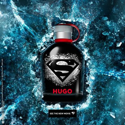 Hugo Boss SUPERMAN x HUGO Eau de Parfum - Fougre Mens Cologne- With Notes of Aldehyde Accord, Spearmint Oil Patchouli Oil - Long Lasting Fragrance