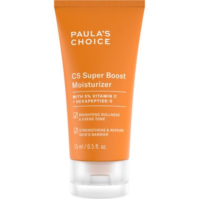 Paula&#39;s Choice C5 Super Boost Moisturizer with 5 Vitamin C Squalane, Daily Face Lotion for Discoloration, Uneven Tone, Fine Lines Acne-Prone Skin, Fragrance-Free Paraben-Free