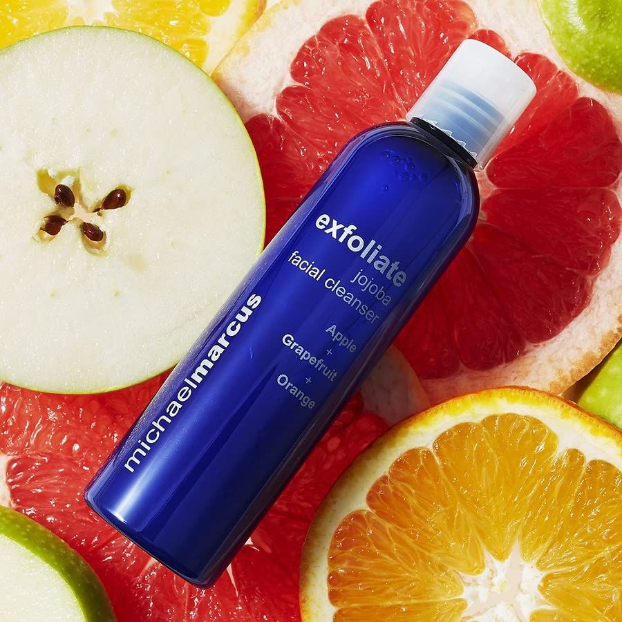 michael marcus Jojoba Facial Cleanser with Grapefruit Orange Extract 4 fl oz - Refresh, Moisture Hydrating Facial Cleanser - Cruelty Free, Paraben-Free Fragrance Free Cleansing Foam
