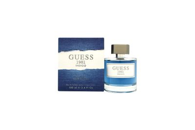 GUESS Factory Men&#39;s Guess 1981 Indigo 3.4 oz 100 ml Eau De Toilette Spray for Men,10009396