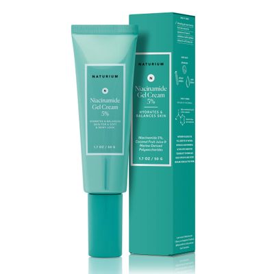 Naturium Niacinamide Gel Cream 5, Face Moisturizer Hydrating Skin Care for Healthier-Looking Dewy Skin, 1.7 oz