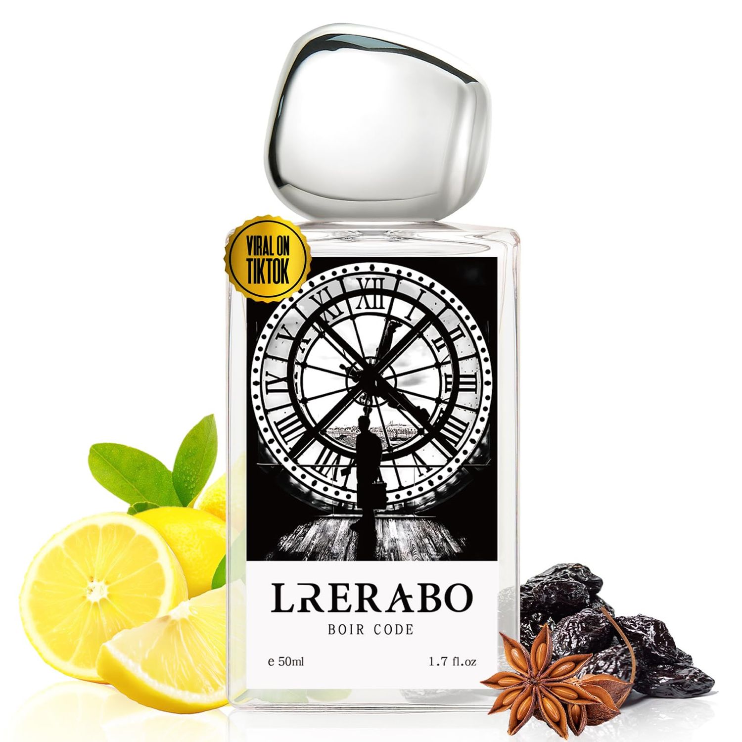LRERABO Woody Aromatic Eau de Toilette - Inspired by Gio Arm Code Replica Cologne for Men, Luxury Mens Cologne, Best Long Lasting 2025 Men&#39;s Fragrances Spray - 1.7 Fl Oz (50ml)
