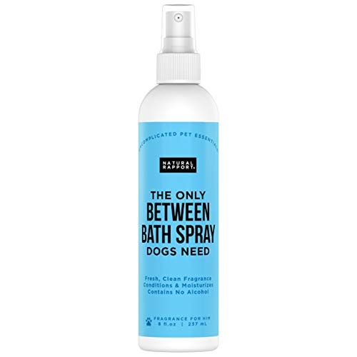 Natural Rapport Dog Deodorant Spray, The Only Between Bath Spray Dogs Need, Natural Cat and Dog Cologne Spray Eliminates Smelly Odours Between Baths (Male)