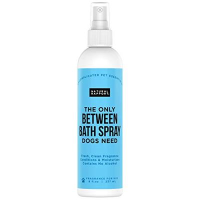 Natural Rapport Dog Deodorant Spray, The Only Between Bath Spray Dogs Need, Natural Cat and Dog Cologne Spray Eliminates Smelly Odours Between Baths (Male)