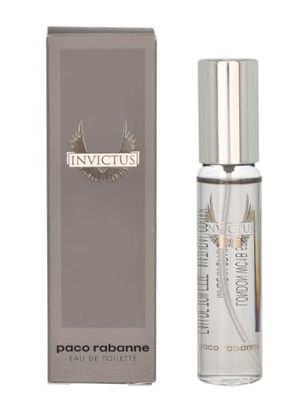 Paco Rabanne Invictus Cologne For Men Mini EDT Spray .51 Fl Oz