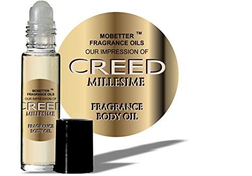 MOBETTER FRAGRANCE OILS&#39; Our Impression of Creed Millesime Body Oil 13 oz roll on Glass Bottle