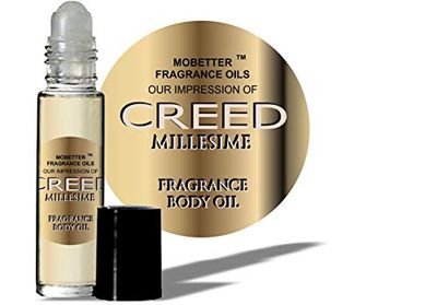 MOBETTER FRAGRANCE OILS&#39; Our Impression of Creed Millesime Body Oil 13 oz roll on Glass Bottle