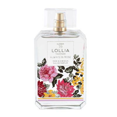 LOLLIA Always in Rose Eau de Parfum, 3.4 fl. oz. - Rose Hibiscus - Beautifully Captivating Perfume, Womens Perfume, Eau de Parfum Spray for Women, Womens Fragrance