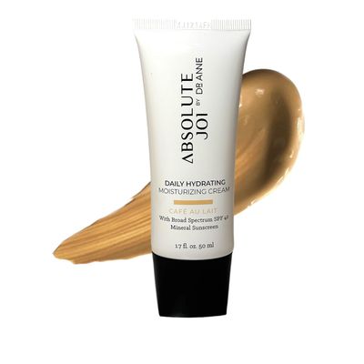 Daily Hydrating Moisturizing Cream SPF 40 Tinted Mineral Sunscreen, Broad-Spectrum Blue Light Blocking, Fragrance-Free for Sensitive Skin, Available in Two Sheer Tints, 1.7 oz