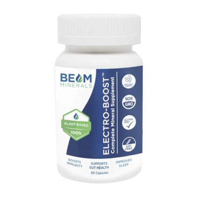 Complete Multi-Mineral Capsules - Electro-Boost Plant-Based Electrolytes and Micronutrients Capsules for Men and Women Help to Boost Immunity, Support Gut Health and Improve Sleep 60 Capsules