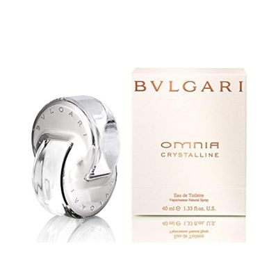 Bvlgari Women&#39;s Omnia Crystalline Eau De Toilette Spray,Silver,1.33 oz