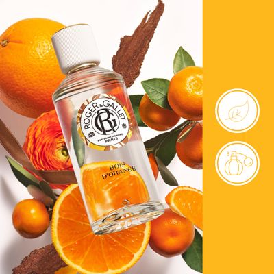 ROGER GALLET Fragrant Water Body Spray for Women Bois D'Orange - Orange Wood 3.3 Oz.