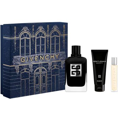 Givenchy Gentlemen Society for Men - 3 Pc Gift Set 3.3oz EDP Spray, 2.5oz Shower Gel, 0.42oz EDP Spray